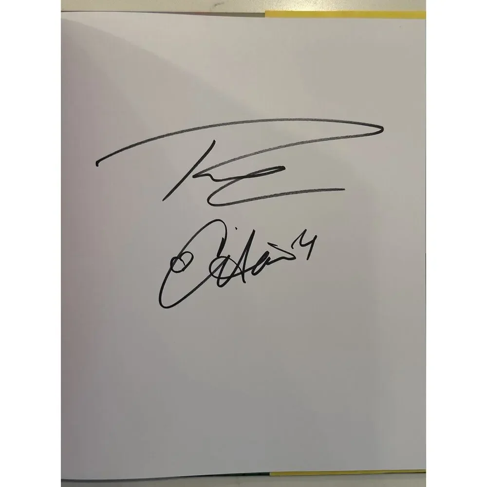 Russell Wilson and Ciara Signed Why Not You? (2022, Hardcover) Autographed #6